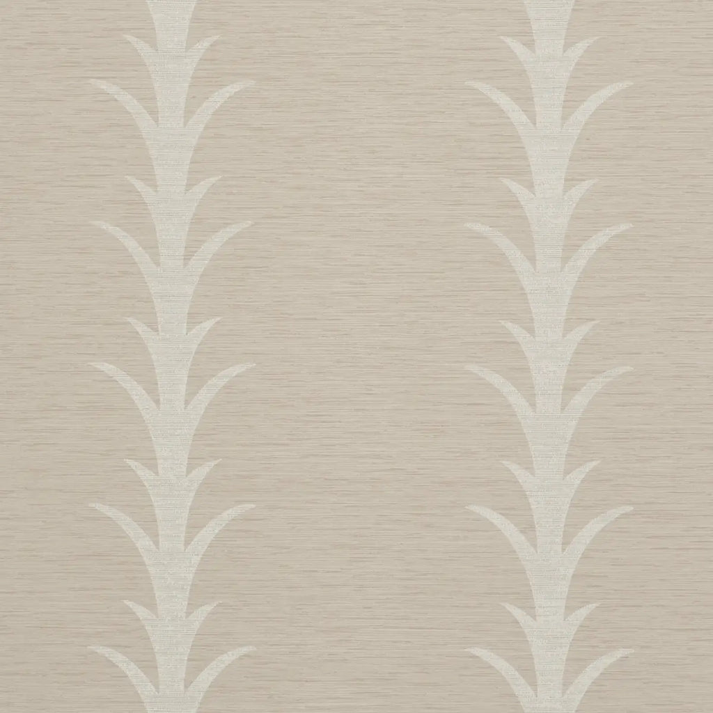 Acanthus Stripe Vinyl - Taupe Wallpapers
