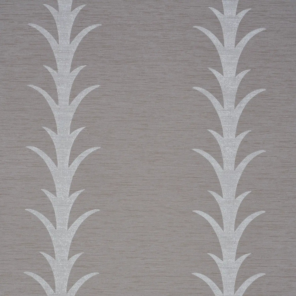 Acanthus Stripe Vinyl - Grey Wallpapers