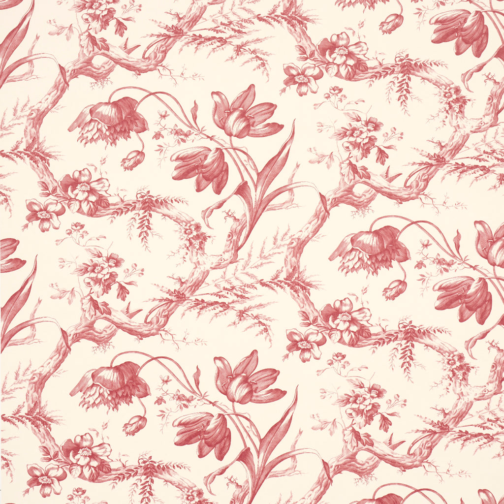 Toile de Fleurs, Rouge