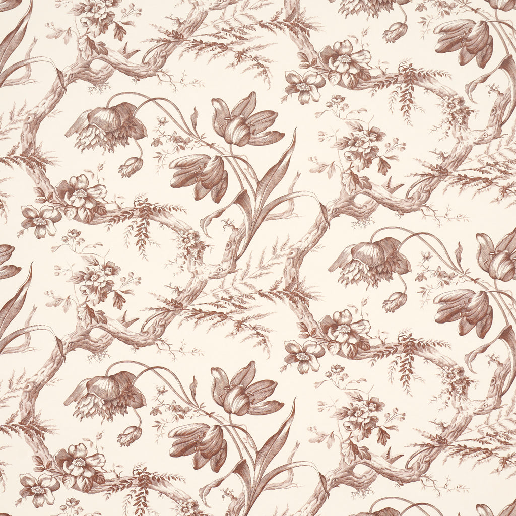 Toile de Fleurs, Fawn