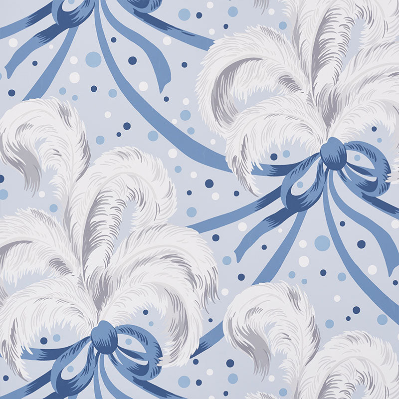 Plumes Et Rubans, Blue