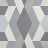 Deco Diamonds Panel - Dove Wallpapers