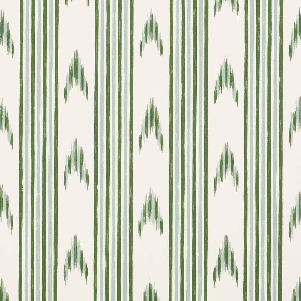 Santa Barbara Ikat, Leaf Green