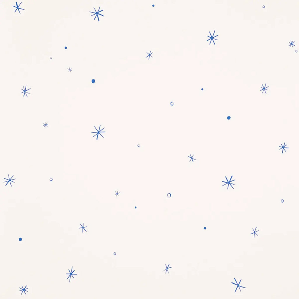 Calisto - Ivory &amp; Cobalt Wallpapers