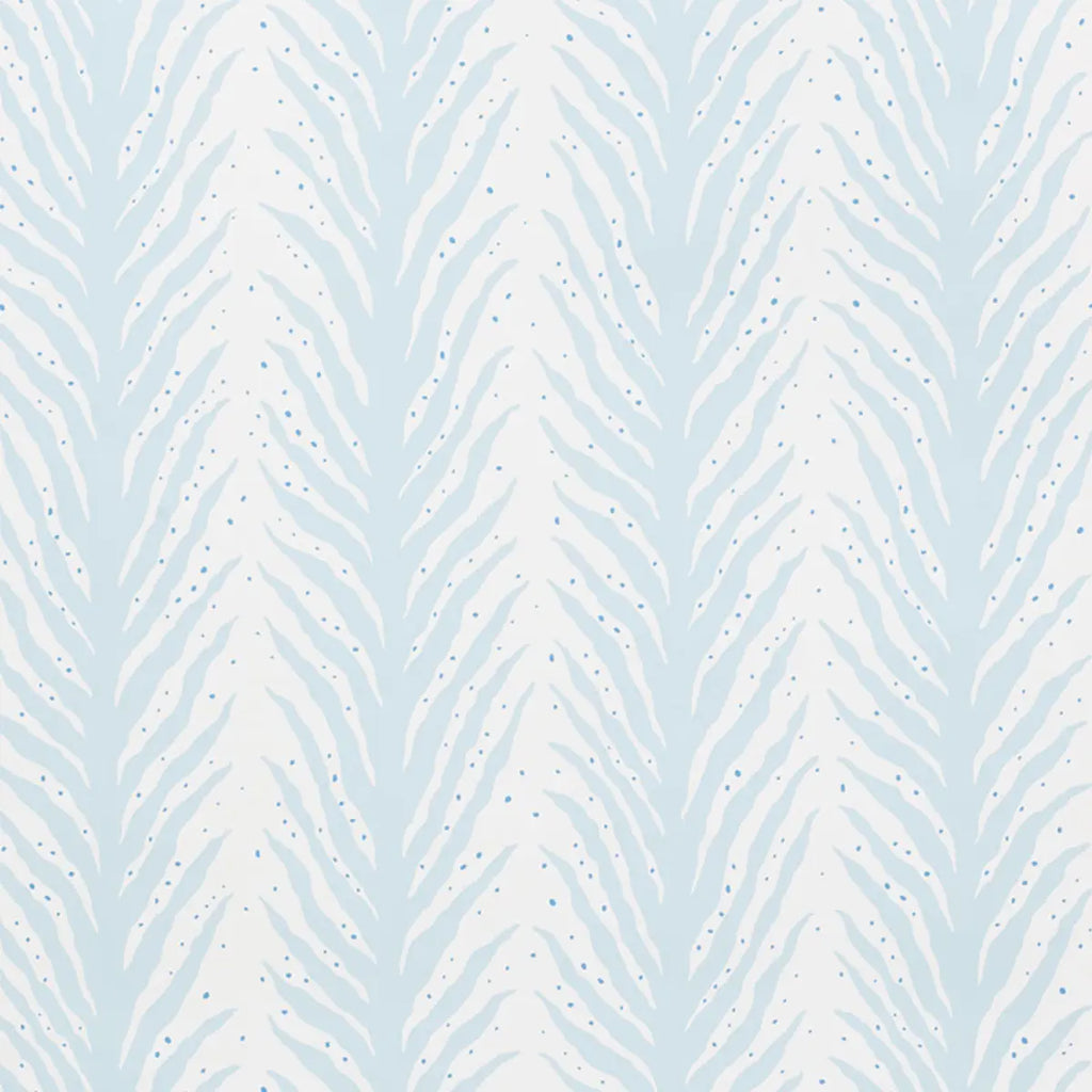 Creeping Fern - Slumber Blue Wallpapers