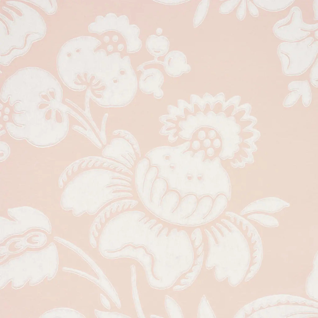 Simone Damask - Blush Wallpapers