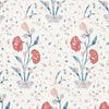 Khilana Floral - Delft &amp; Rose Wallpapers