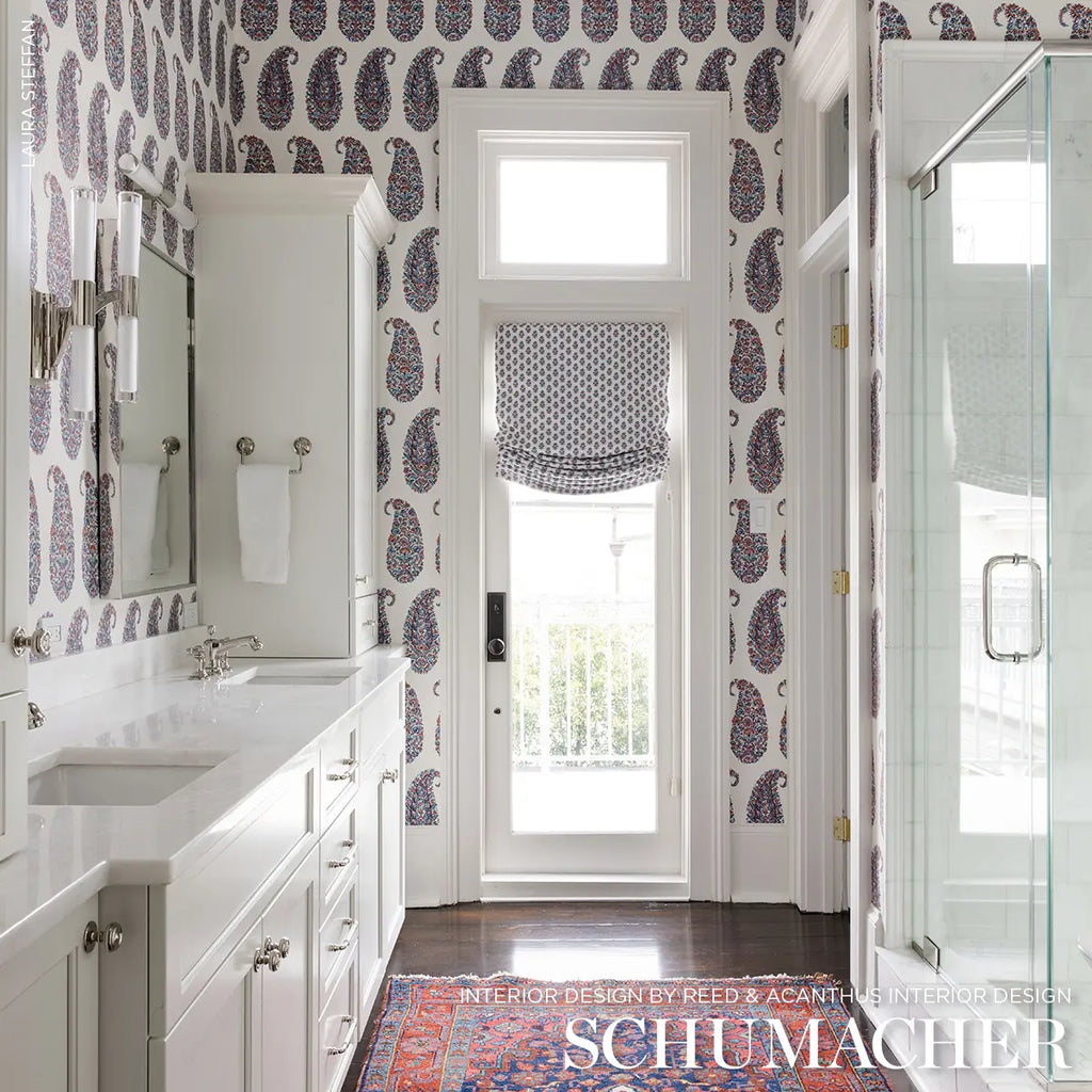 Shirala Paisley - Delft &amp; Rose Wallpapers