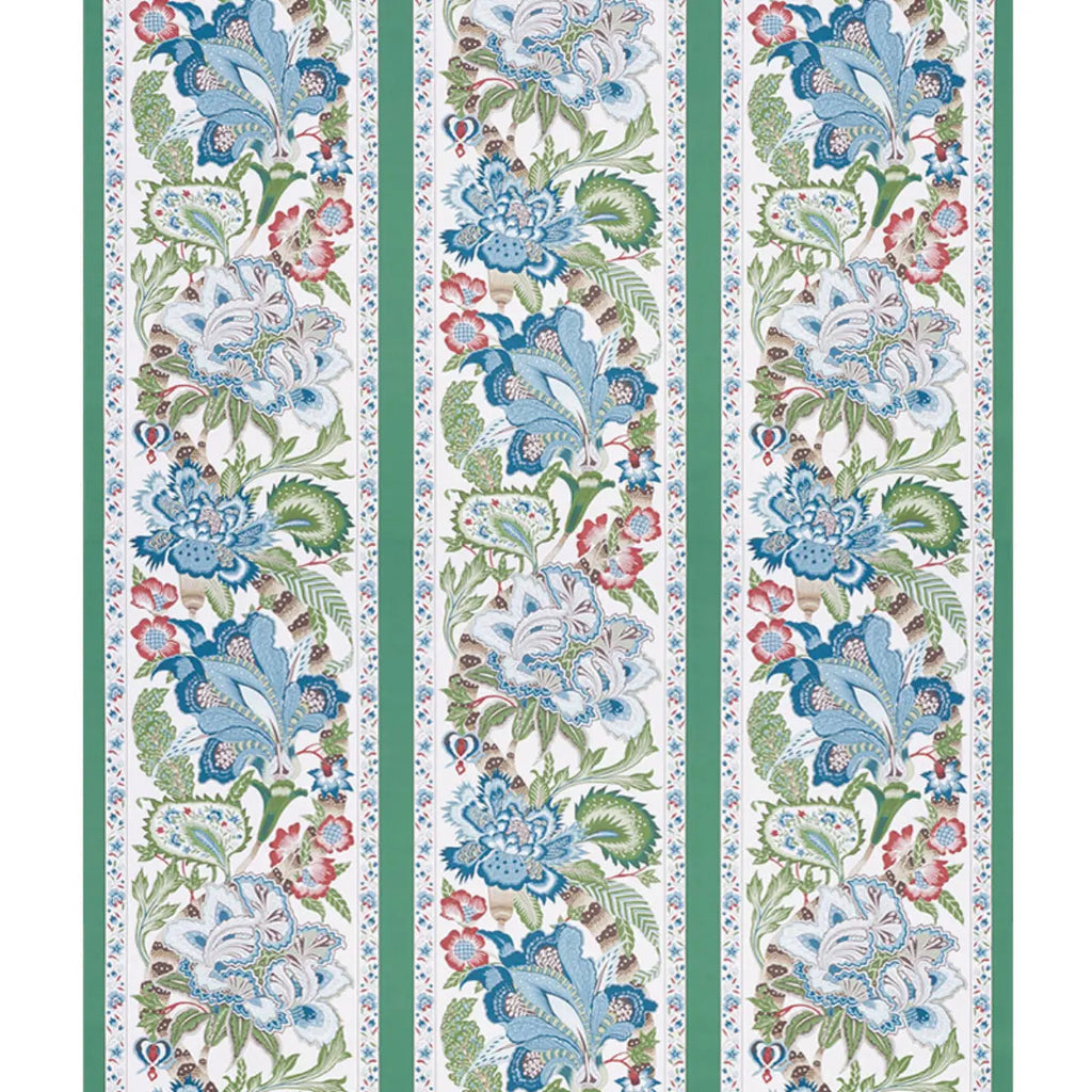 Anjou Stripe - Emerald Wallpapers