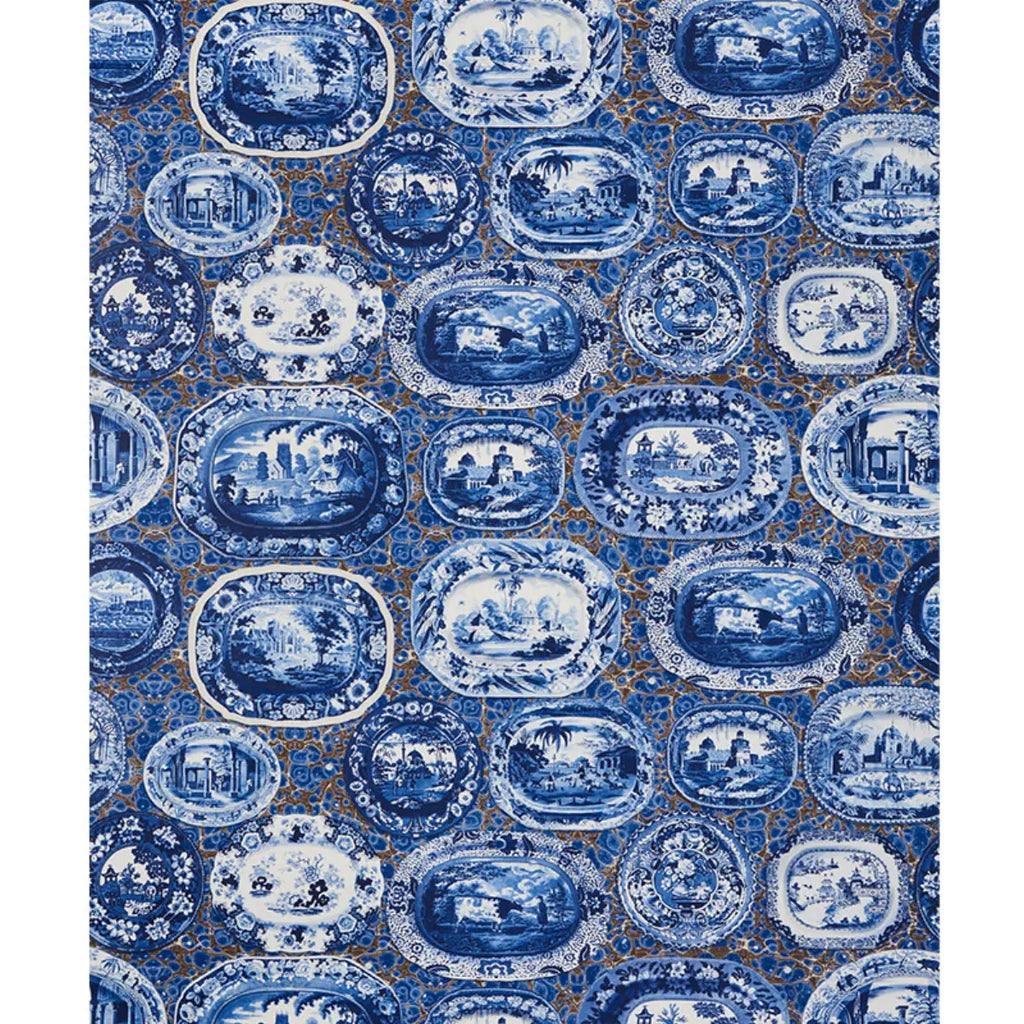 Plates &amp; Platters - Blue Wallpapers