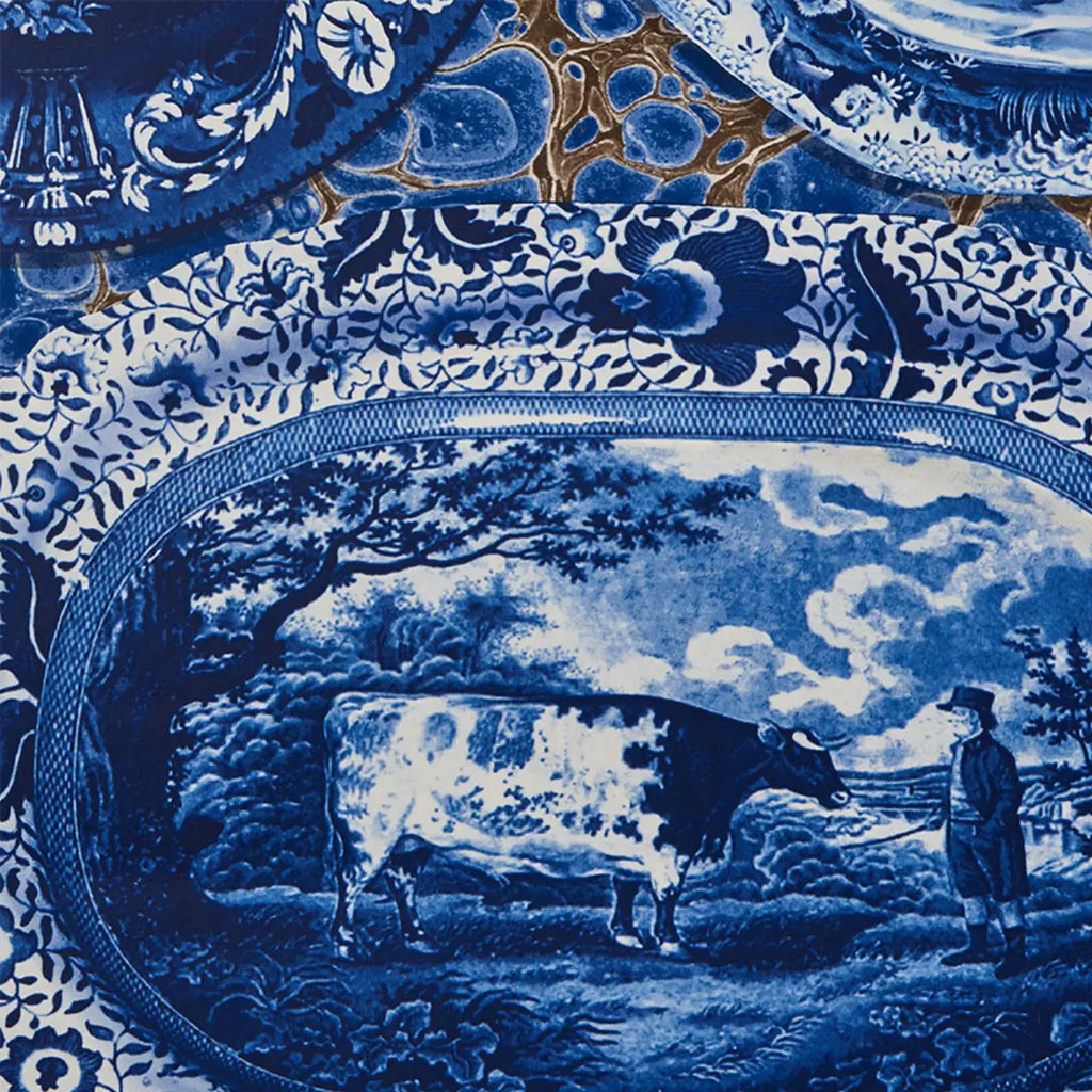 Plates &amp; Platters - Blue Wallpapers