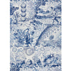 Modern Toile - Indigo Wallpapers