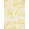 Modern Toile - Yellow Wallpapers
