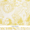 Modern Toile - Yellow Wallpapers
