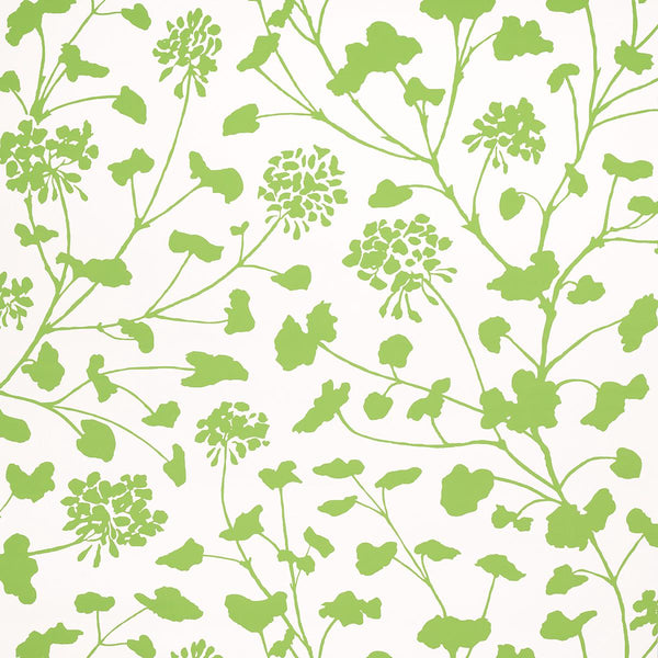 Pennick, Leaf on Ivory Wallcoverings | Schumacher