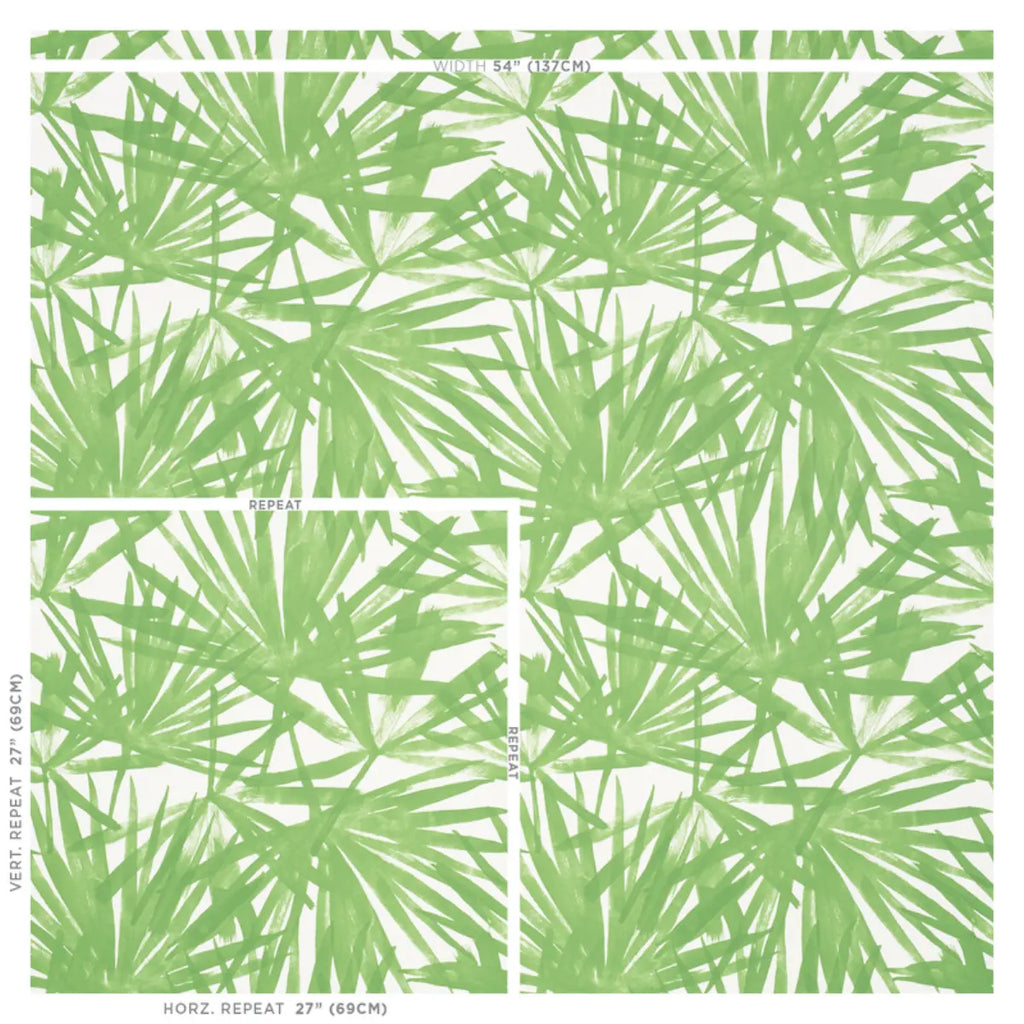 Sunlit Palm - Green Wallpapers