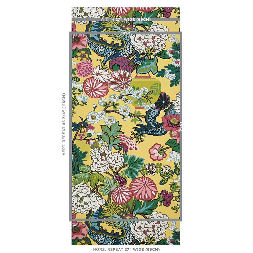 Chiang Mai Dragon - Yellow Wallpapers