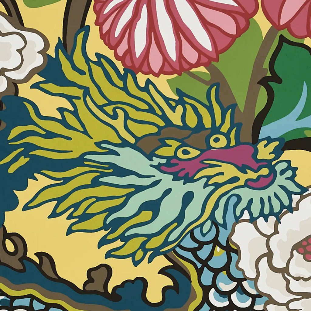 Chiang Mai Dragon - Yellow Wallpapers