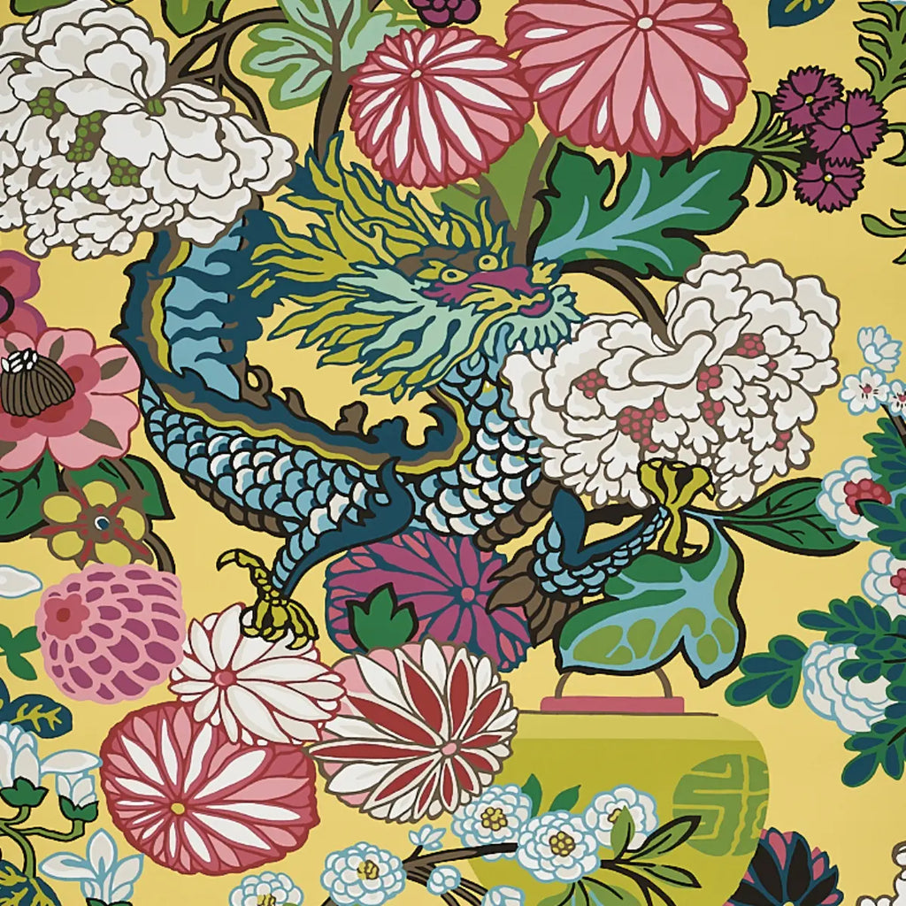 Chiang Mai Dragon - Yellow Wallpapers