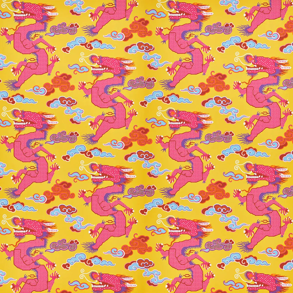 Magical Ming Dragon - Yellow Wallpapers