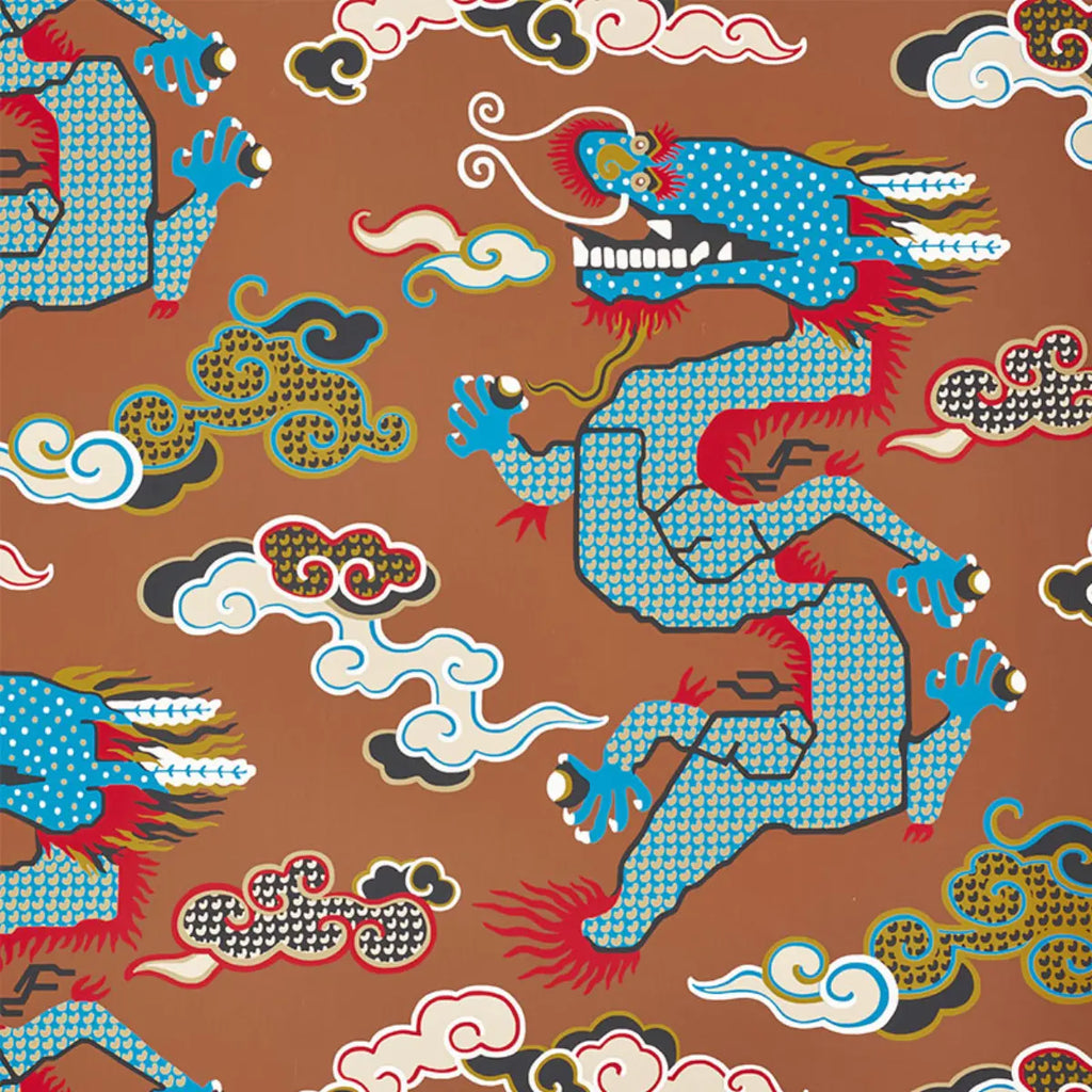 Magical Ming Dragon - Brown Wallpapers