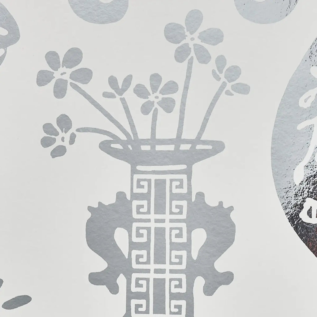 Hellene Mylar - Silver Wallpapers