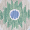 Elizia Ikat - Green &amp; Blue Wallpapers