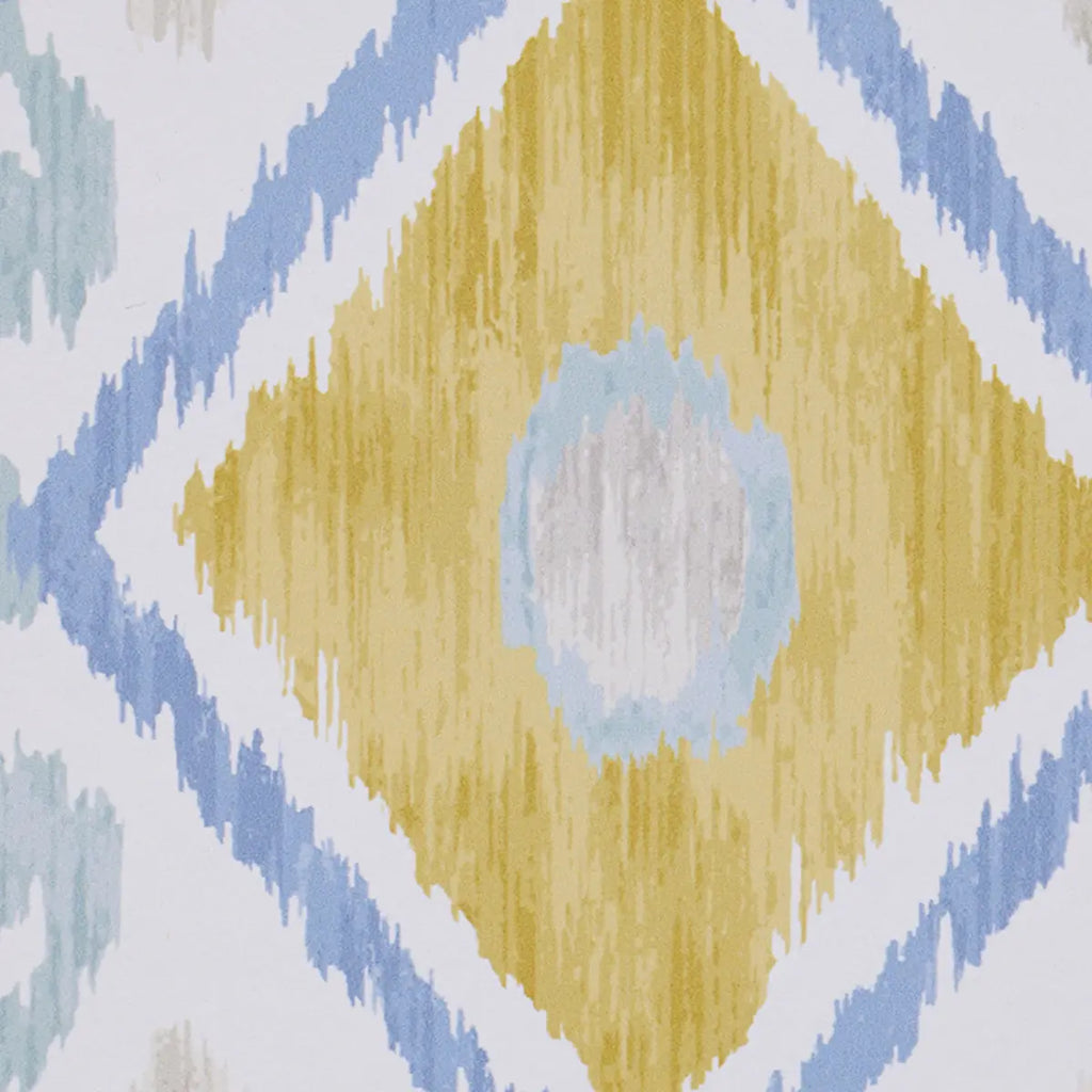 Elizia Ikat - Sky &amp; Ochre Wallpapers