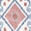 Elizia Ikat - Rose &amp; Indigo Wallpapers