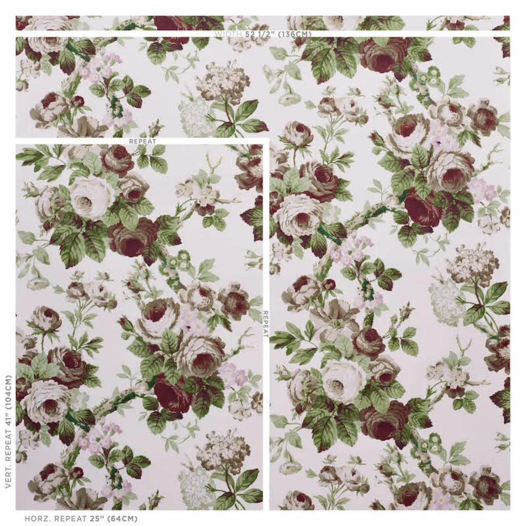 Nancy Floral - Grisaille Wallpapers