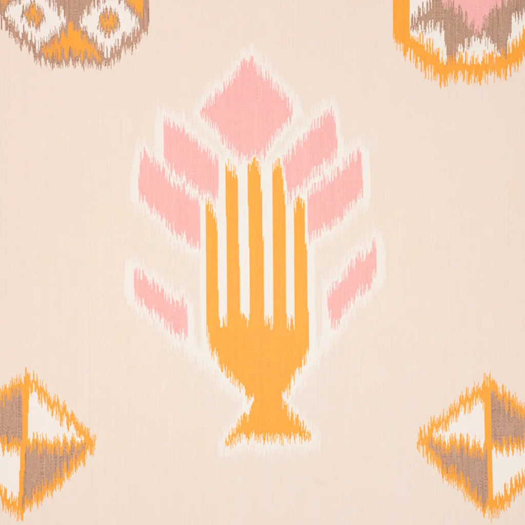 Chuska Warp Print - Pink &amp; Orange Wallpapers