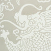 Ruan Dragon Damask - Warm Silver Wallpapers
