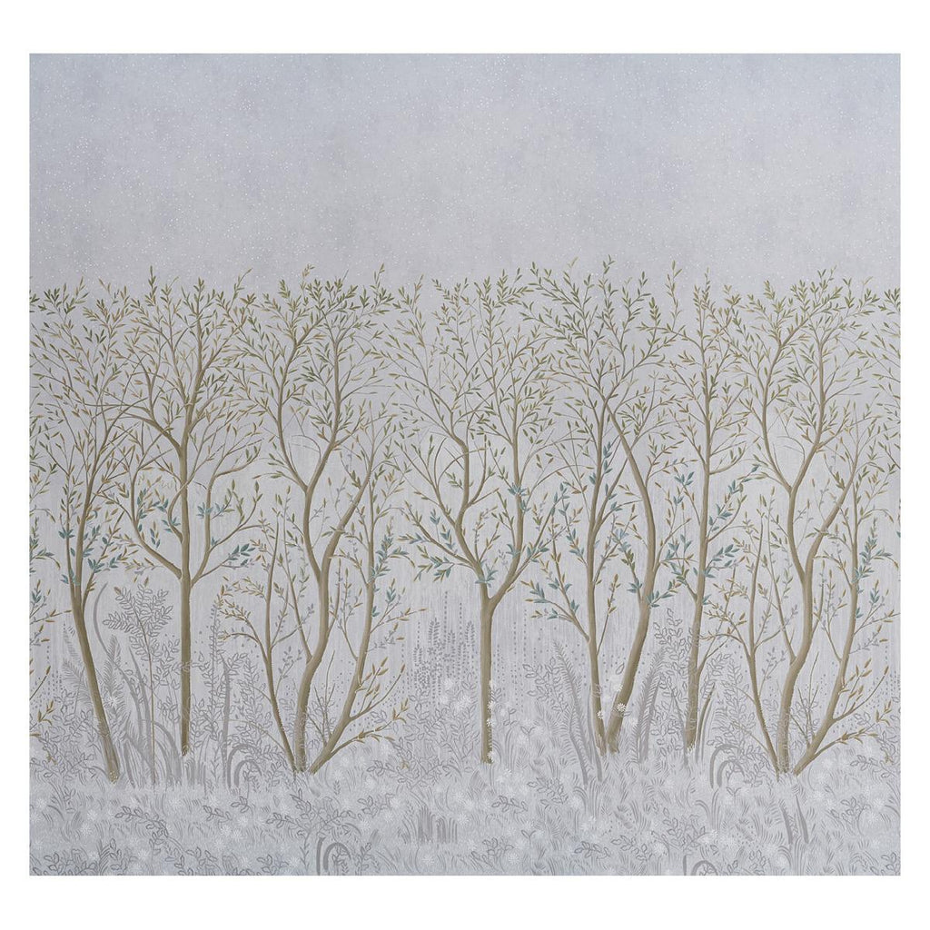 Brindille Golden Accented Panel Set, Dove