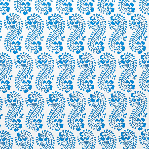Lani, Blue Wallcoverings | Schumacher