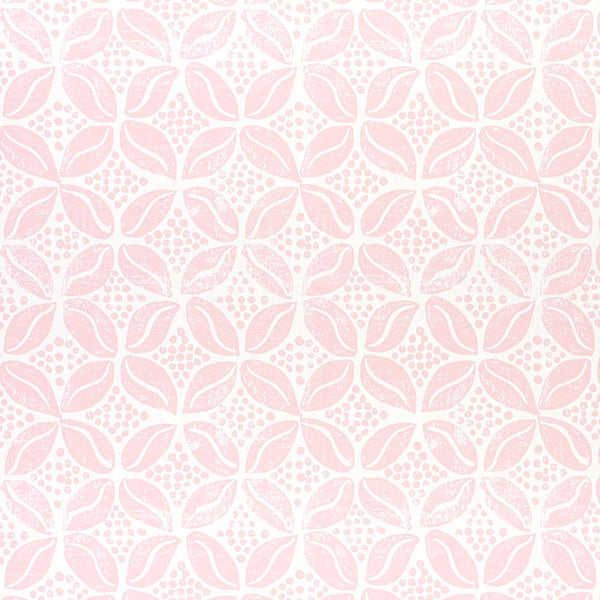 Coffee Bean, Pink Wallcoverings | Schumacher
