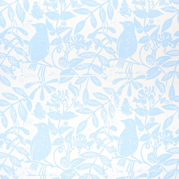 Bird & Bee, Sky Wallcoverings | Schumacher