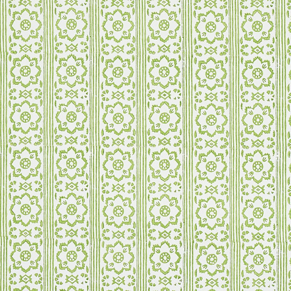 Sunda Hand Blocked Print, Leaf Wallcoverings | Schumacher