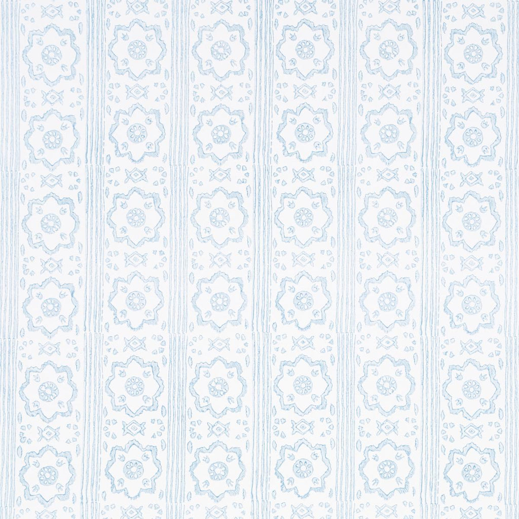 Sunda Hand Blocked Print, White
