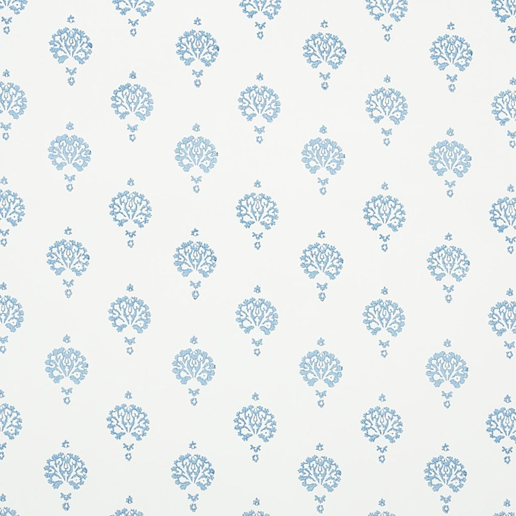 Dahlia Hand Blocked Print, Ivory