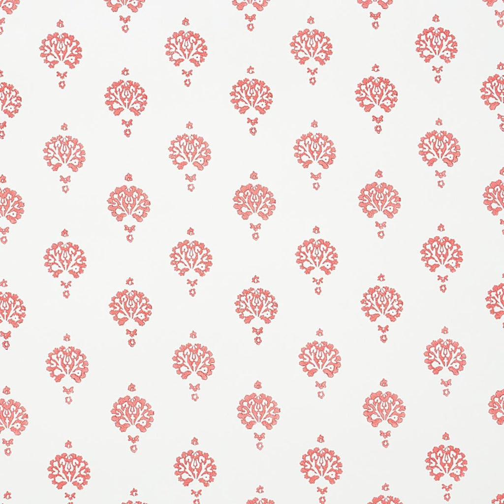 Dahlia Hand Blocked Print, Ivory