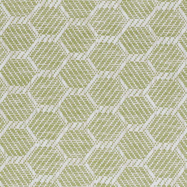 Abaco Paperweave, Green Wallcoverings | Schumacher