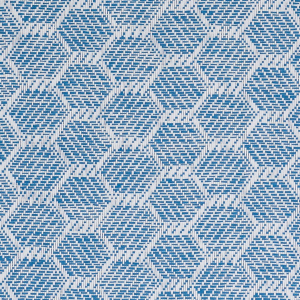 Abaco Paperweave, Blue Wallcoverings | Schumacher