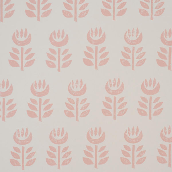 Rosenborg, Pink Wallcoverings | Schumacher