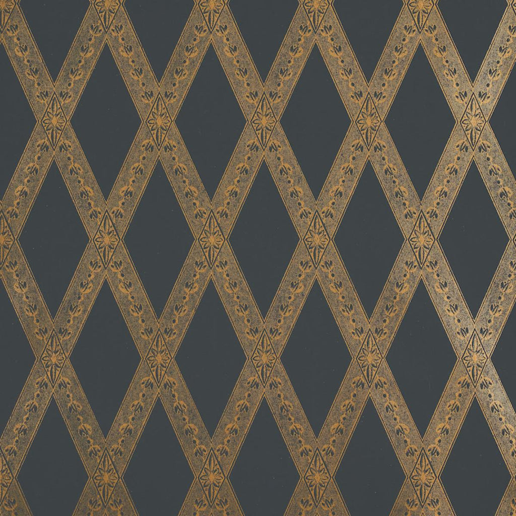 Les Losanges Toile, Gold on Black