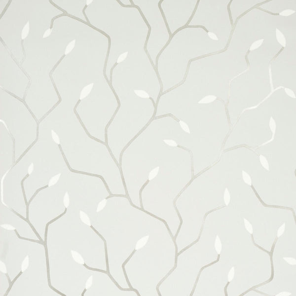 Cymbeline, Silver Wallcoverings | Schumacher