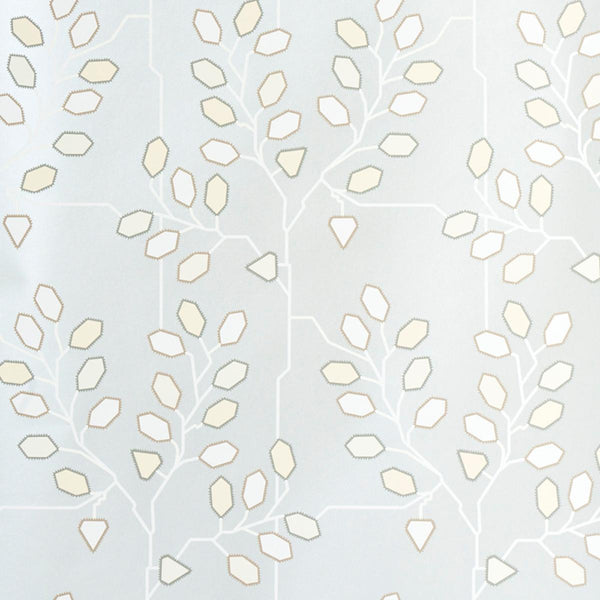 Tumble Weed, Silver White Wallcoverings | Schumacher
