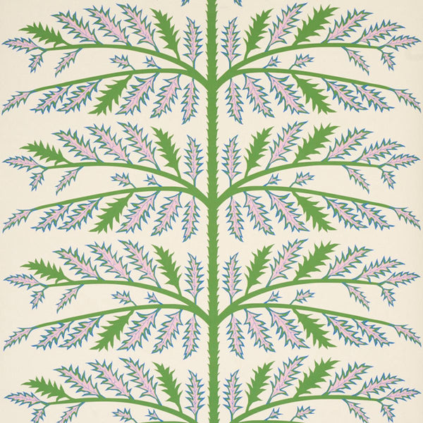 Thistle, Ivory Wallcoverings | Schumacher
