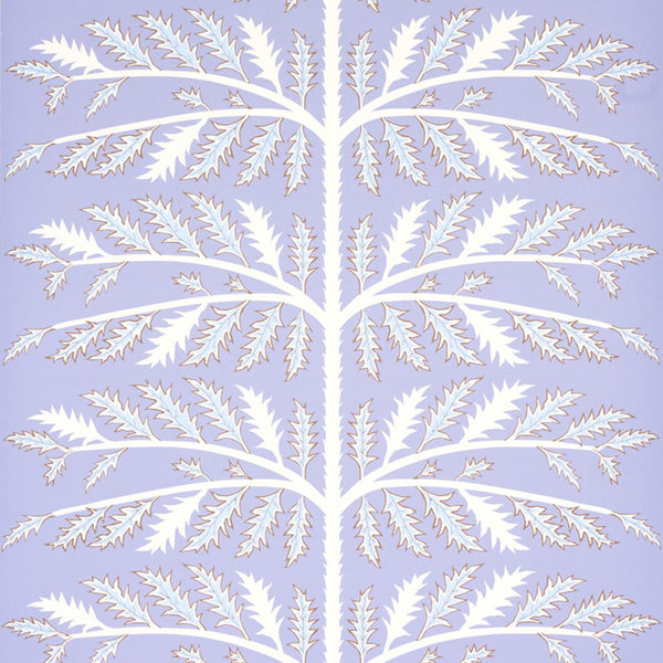 Thistle, Lavender Wallcoverings | Schumacher