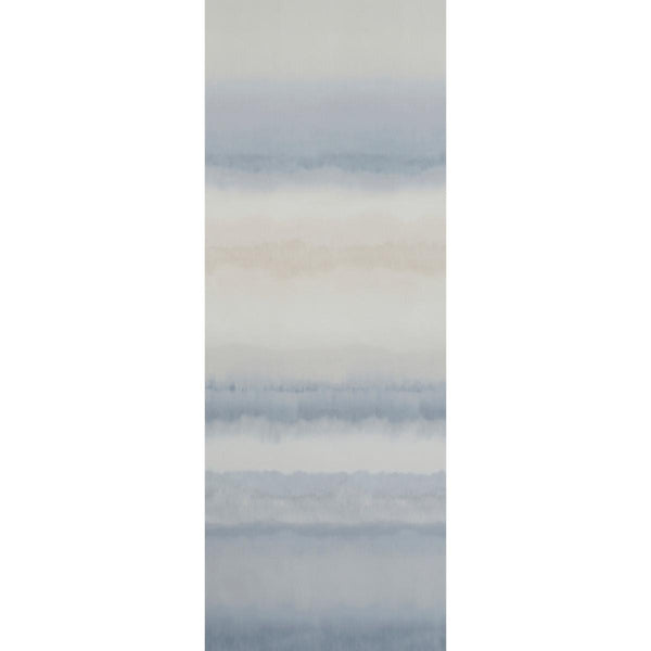 Orissa Panel, Blue & Natural Wallcoverings | Schumacher