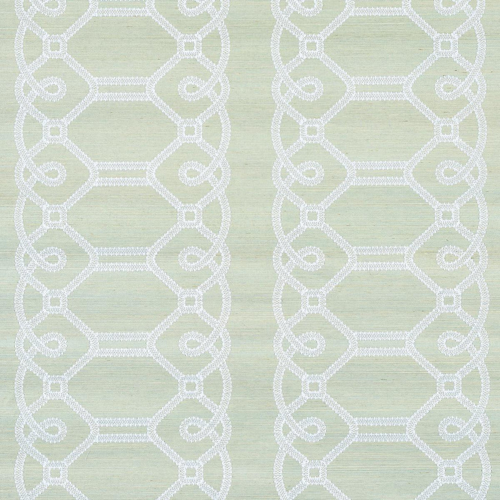 Ziz Embroidered Sisal, Mineral